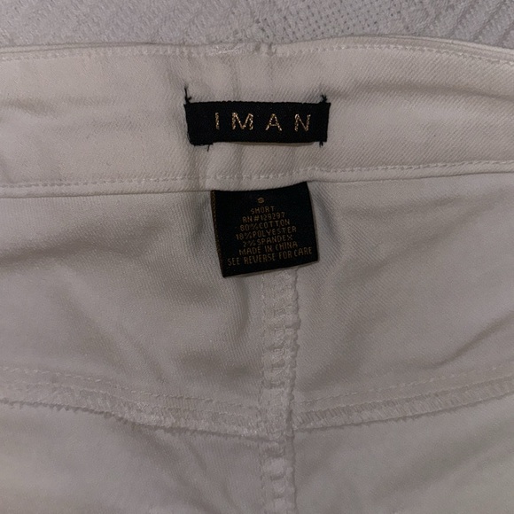 IMAN WHITE STRETCH JEANS - Picture 3 of 3